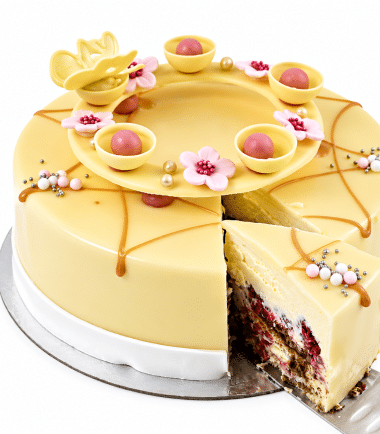Tort Ciocolată Albă Zmeură