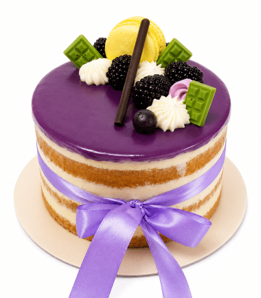 Tort Vanilla Blueberry